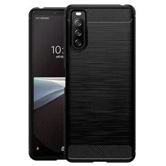 [WOEXET] Xperia 10 III ケース SO-52B SOG04 カバー Xperia 10 III Lite ケース 衝撃吸収 カーボン 指紋防止 シンプル ソフト 滑り止め エクスペリア 10 iii /10iii lite 防御系のケー 0
