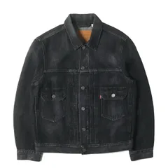 【美品】Levis リーバイス ジャケット サイズ:S / 25SS BIOTOP別注 ヴィンテージ加工 2ndタイプ デニムジャケット / ブラック 黒 / アウター Gジャン ブルゾン 上着【メンズ】【中古】