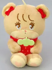 【中古】キーホルダー ラテ いちごマスコットぬいぐるみ 「mikko illustration」