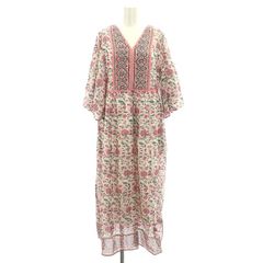 ヌキテパ NE QUITTEZ PAS! Ethnic Print Flare Sleeve Dress ドレス