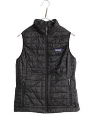 極美品】 patagonia ナノパフベスト 黒 プリマロフト パタゴニア M