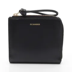 ジルサンダー JIL SANDER 三つ折り財布 GIRO CREDIT CARD PURSE J07VL0004 ブラック レザー コンパクトウォレット レディース Used Aのサムネイル
