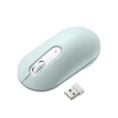 サンワサプライ 静音ワイヤレスマウス グリーン MA-WBS327G