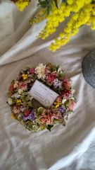 ドライフラワーリース　ドライフラワースワッグ　ミモザ　ラナンキュラス  ひな祭り 71JMKJzfD8L._UF350,350_QL50_.jpg