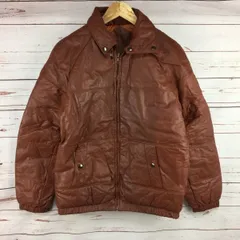 牛革/レザージャケット【メンズS-M程度/ブラウン/茶】アウター/ブルゾン/コート/ジャンパー◆M20-07