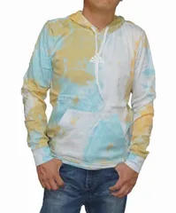 新品 ♪★ アディダス adidas  プルオーバー  パーカー  タイダイ  GK9632  メンズ  スウェット フーディー  薄手   表記サイズS ★ 25104