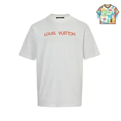 【今日WTO】Louis Vuitton 25ss レッドレター刺繍半袖-AC32