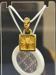 【正規品・RINKAN鑑定済】Chrome Hearts クロムハーツ 22K FRAMED CH PLUS／フレームドCHプラス ネックレストップ（8.707g）YG