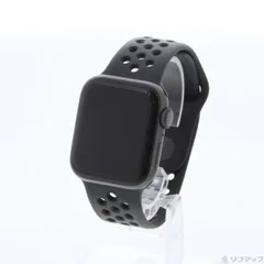 〔中古品〕 Apple Watch SE 第1世代 Nike GPS 40mm スペースグレイアルミニウムケース アンスラサイト／ブラックNikeスポーツバンド【276】