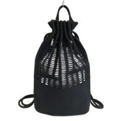 イッセイミヤケ ISSEY MIYAKE GOOD GOODS GG51AG152 MOKKO KNAPSACK 25SS モコ ナップサック バッグ 美品 ブラック