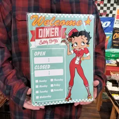 アメキャラ サインボード/ベティ ダイナー/看板 アメリカン雑貨