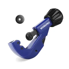 【特価セール】WORKPRO パイプカッター チューブカッター 切断能力3～32mm バリ取り機能付き 亜鉛合金ボディー 合金鋼ブレード 銅・アルミ・塩ビ管対応可能【 替刃1枚がノブに内蔵】のサムネイル