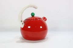 昭和レトロ　ヴィンテージ　赤いやかん　美品