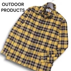 【新品 未使用】 OUTDOOR PRODUCTS アウトドアプロダクツ 秋冬 長袖 チェック フランネル シャツ Sz.L メンズ アウトドアのサムネイル