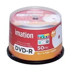 Imation DVD-R PCデータ用 4.7GB 1-16X インクジェットプリンタ対応