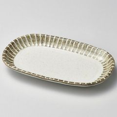 新品未使用 宮城陶器 オーバル皿 青磁釉 （大） - メルカリ