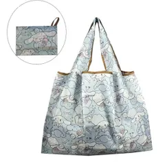 エコバッグ 小さくなる 畳めるエコバッグ たためるエコバッグ エコバック おりたたみ 折りたたみ 大きめ コンビニバッグ 買い物バッグ 大容量 防水 軽量 コンパクト 洗える レジバッグ スーパー 普段使い サンリオ シナモロール スヌーピー ピンク ホワイト