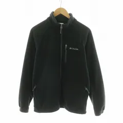 USA古着00's Columbiaウォームアップジャケット裏フリース黒ブラック 00's Columbia フリースジャケット - used&vintage box Hi-smile
