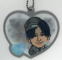 【中古】雑貨 与那嶺瑠唯(THE RAMPAGE) 背景付きクリアチャーム 特別オンラインブース ～ホワイトデー2022～ グッズ