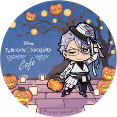 【中古】マグカップ・湯のみ アズール・アーシェングロット オリジナル紙製コースター 「ディズニー ツイステッドワンダーランド×OH MY CAFE 第三弾」 ドリンク注文特典