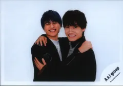 Aぇ!group 24年ISLAND TVプロフィール写真撮影オフショット 小島健/佐野晶哉 公式写真 *1枚