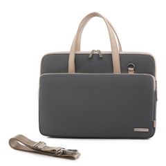 ☆ Gray ☆ 13.3-14 inch ☆ Laptop Case, Laptop Shoulder Bag, Cute Laptop Case, Tote Shoulder 2-way Laptop Bag, Notebook PC Bag, Laptop Case, PC Case, Notebook PC Case