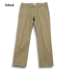 新品 1.7万！LIDEAL リディアル コットンパンツ ホワイト チノ パンツ ストレッチノワイドパンツ（チノパンツ）｜FOUND GOOD