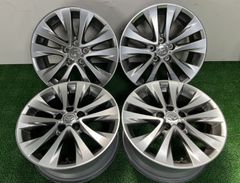 【管理番号 242-75】 トヨタ アルファード 純正 ホイール 18×7.5J +45 PCD 114.3-5H ホイール4本のみ