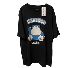 【新品】タグ付き　ポケモン　カビゴン　半袖tシャツ  ブラック　黒
