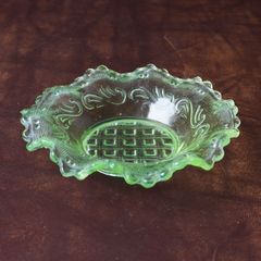 Mosser Glass Jam Dish モッサーグラス ウランガラス レトロ - メルカリ