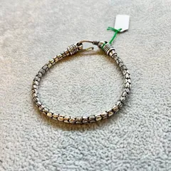 ブレスレット シルバー925 スネークチェーン風 ヴィンテージ調 メンズ レディース ユニセックス ハンドメイド 手作り 一点もの シルバー アクセサリー ジュエリー おしゃれ プレゼント ギフト