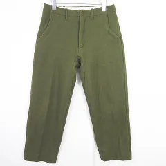 ヤエカ YAECA LIKE WEAR ウールパンツ W31 オリーブグリーン 166108 2sa5351のサムネイル