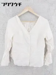 ◇ Adam et Rope アダム エ ロペ 長袖 シャツ F オフホワイト *  【1002799928939】