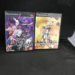 3460　PS2　ソフト　hack//GU　Vol.2　君想フ声　＆　Vol.3歩くような速さで　2本セット【中古】