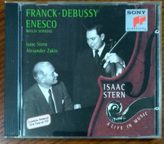 Violin Sonatas [CD] Franck、 Debussy、 Enesco、 Stern; Zakin