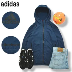 【定番】 アディダス adidas クライマヒート CLIMAHEAT ジップ パーカー トレーナー 裏起毛 メッシュ フリース M ネイビー スポーツ カジュアル ウェア メンズ