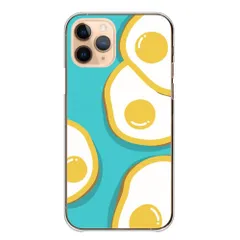 iPhone12 mini  ケース カバー アイフォン12 ミニ スマホケース ハードケース 卵 たまご 目玉焼き かわいい イエロー 黄色 水色 ライトブルー スウェーデン 北欧 カラー03
