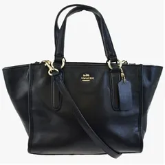【中古】 新型 訳あり 美品 コーチ COACH ハンドバッグ 斜め掛け ショルダーバッグ 2WAYバッグ ブラック レザー 33537 02HA653