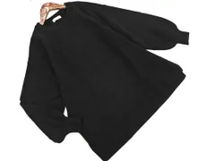 earth music&ecology アースミュージック＆エコロジー ワイド幅 ニット セーター sizeF/黒 ◇■ レディース