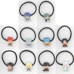 【中古】アクセサリー(非金属) 全10種セット 「わんぱく!刀剣乱舞 5周年 POP UP SHOP アクリルヘアゴム(BOX1)」