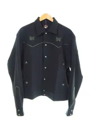 ニードルス Needles Piping Cowboy Jac パイピング カウボーイ ジャケット 黒 PU208 ジャケット ブラック Lサイズ 103MT-2347のサムネイル