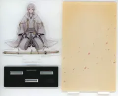 【中古】アクリルスタンド・アクリルパネル 61：鶴丸国永 アクリルキャラスタンド(跪坐) 「刀剣乱舞-ONLINE-」