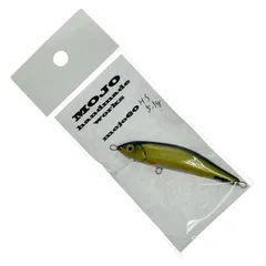 ▼▼Mojo ミノー ハンドメイド ミノー一個のみ単品 mojo ハンドメイドルアー ミノー シンキング ｼﾝｷﾝｸﾞ グリーン x