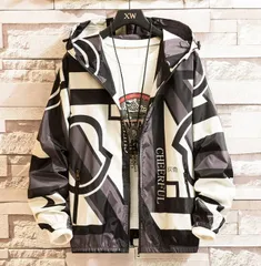 ブラック　マウンテンパーカー　ウィンドブレーカー　男女兼用