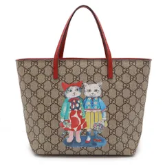 楽天市場】【中古】GUCCI グッチ キャットプリント トートバッグ