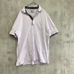 NICOLE CLUB FOR MEN ニコルクラブフォーメン　半袖ポロシャツ　うすいラベンダー　メンズ　52サイズのサムネイル