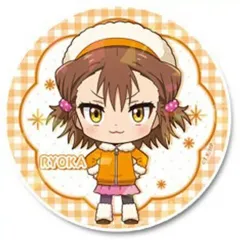 【中古】バッジ・ビンズ 三家田涼佳 「メダリスト ぷちちょこトレーディングホログラム缶バッジ ふわもこアニマルver.」