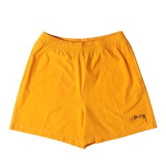 【新品】STUSSY ステューシー パンツ サイズ:M / 24SS NIKE ストレッチ ウォーターショーツ (NRG Water Short) / イエロー / ボトムス ショートパンツ / ナイキ コラボ【メンズ】