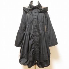 美品】EIKO KONDO エイココンドウ ドット柄 フリルデザイン コート