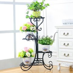 プランターラック フラワースタンド3区画 植木鉢 ビンテージ アイアン